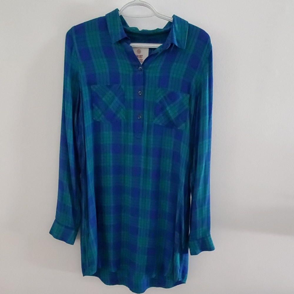 So Shirt Dress size M long sleeve